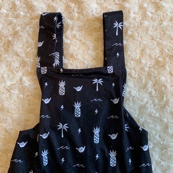 Knit overall by Sweet Honey Hawaii/Modern Keiki, 4T NWOT - Picture 2 of 7